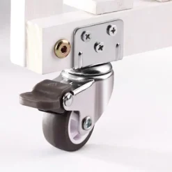 DAO Balkongmöbler>L-formad Platt Svänghjul Kullager L-Clip Sidomonterad Platt TPE Gummi [db] 1 inch