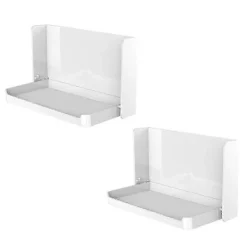 DAO Hyllor>Liten Flytande Hylla för Vägg, Vikbar Badrumshylla Väggmontering, Sänghylla för Telefon, Fjärrkontroll [DB]