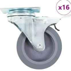 vidaXL Småbord>Länkhjul 16 st 75 mm