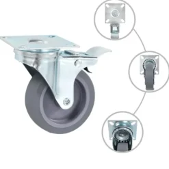 vidaXL Småbord>Länkhjul 16 st 75 mm