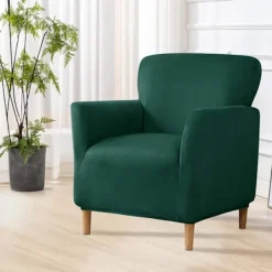 Soffor>Lyxiga Bankettstolsöverdrag: 1 stycke supersoft överdrag för enkelsoffa