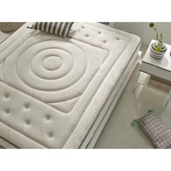 ECCOX Sängar>Madrass 120x190 Memory foam elastisk Imperial Cashmere naturliga fibrer Höjd 26cm +/- 2 Medium till hög fasthet.