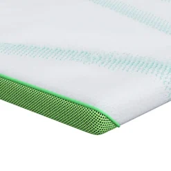 vidaXL Sängar>Madrasskydd Vit och grön 90 x 200 cm Jacquard tyg