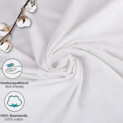 Sängar>Madrasskydd 200x220 Cm Molton 100% Bomull. Andningsbart. Bekvämt