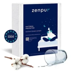 ZENPUR Sängar>Madrassskydd - - SafeDreamz - 100 % vattentät - Anti-kvalster & antibakteriell - 160x200 cm
