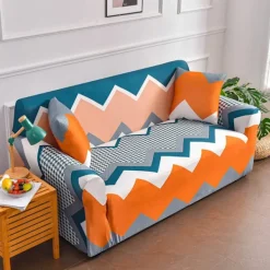 Soffor>Magisk stretchig sofföverdrag Wraparound tryckt sofföverdrag Dammsäker