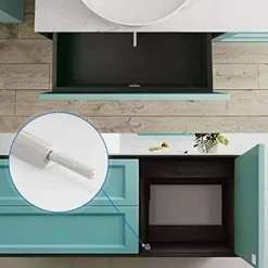 Skåp>Magnetiska trycklås för skåp 2-pack infällda skåp trycköppningslås trycklås för låda kraftigt tryck