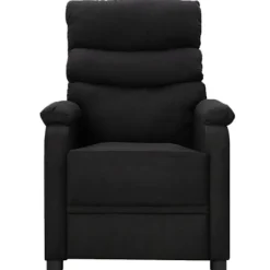 vidaXL Fåtöljer>Massagefåtölj svart tyg