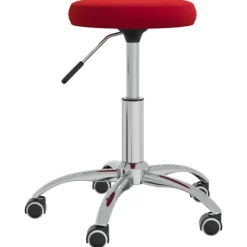 vidaXL Pallar>Massagepall vinröd sammet