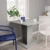 vidaXL Matbord>Matbord betonggrå 80x80x75 cm konstruerat trä