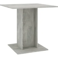 vidaXL Matbord>Matbord betonggrå 80x80x75 cm konstruerat trä