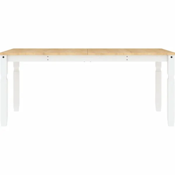 vidaXL Matbord>Matbord Corona vit 180x90x75 cm massiv furu