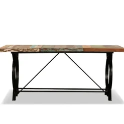 vidaXL Matbord>Matbord i massivt återvunnet trä 180 cm