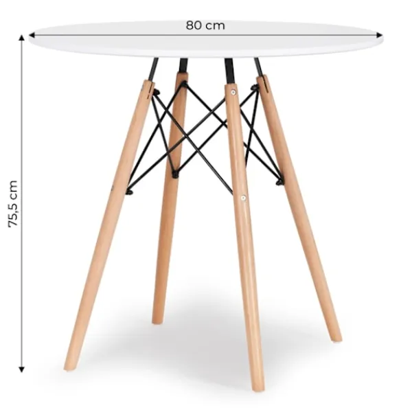 Northio Matbord>Matbord modernt matsals köksbord 80cm