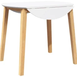 vidaXL Matgrupper>Matbord naturligt massivt trä gummi