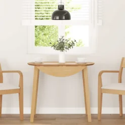 vidaXL Matgrupper>Matbord naturligt massivt trä gummi