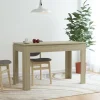 vidaXL Matbord>Matbord sonoma-ek 120x60x76 cm konstruerat trä