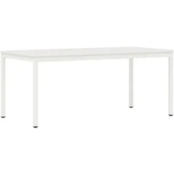 vidaXL Matgrupper>Matbord Vit 180 x 90 x 75 cm Massiv furu