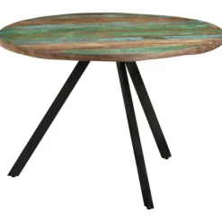 vidaXL Matbord>Matbord 110x75 cm massivt återvunnet trä