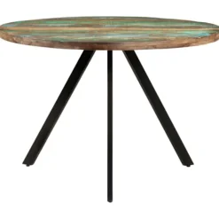 vidaXL Matbord>Matbord 110x75 cm massivt återvunnet trä