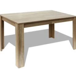 vidaXL Matbord>Matbord 140x80x75 cm ek