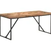 vidaXL Matbord>Matbord 160x70x76 cm massivt akaciaträ och mangoträ