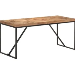 vidaXL Matbord>Matbord 160x70x76 cm massivt akaciaträ och mangoträ