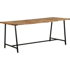 vidaXL Matbord>Matbord 180x90x75 cm massivt mangoträ