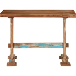 vidaXL Matbord>Matbord 110x55x78 cm massivt återvunnet trä