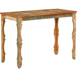 vidaXL Matbord>Matbord 110x52x76 cm massivt återvunnet trä