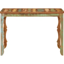 vidaXL Matbord>Matbord 110x52x76 cm massivt återvunnet trä