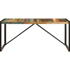 vidaXL Matbord>Matbord 180x90x75 cm massivt återvunnet trä