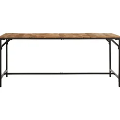 vidaXL Matbord>Matbord 180x90x75 cm massivt trä grov mango