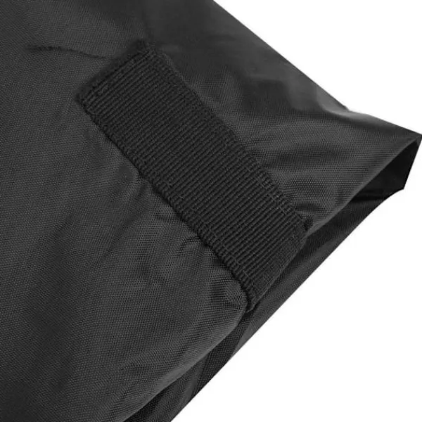 ATELA Kistor & Koffertar>Möbelförvaringsväska Svart 210D Oxford Dammtät Uteplatskudde Förvaringsväska Verandaväska med liten bärväska för cover 122x39x55cm