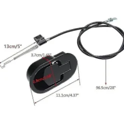 Fåtöljer>Metall Ersättning Lounge Soffa Spak Fåtölj Trigger Stol Metall Vilstolshandtag Med Utlösningskabel