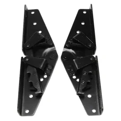 Soffor>Metall Stål Svart Soffbädd Sängkläder Möbler Justerbar 3-läges Vinkelmekanism Gångjärnsbeslag (haoyi)