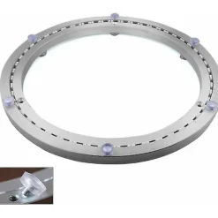 Balkongmöbler>Metallisk Snurrplatta Lager, Rund Svängbar Bas, 360° Rotationsbar, Enrads Kullager, För Tung Last, 40cm