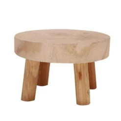 Småbord>Mini Träpall Display Växtställ Dekorativ Trä Växtpall Bonsaihållare för Inomhus Utomhus Hem Trädgård C