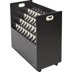 DUOKU Kontorsmöbler>Mobil Förvaringsstöd i Trä--för Planer-50 Platser för Organiserad Dokumentlagring