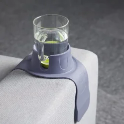 Soffor>Mugghållare för soffa, kaffekoppshållare, grå