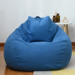 LAIQIANKUA Sittsäckar>Ny design extra stora bönsäckstolar Soffa Cover Inomhus Lazy Lounger För Vuxna Barn Hotsale! 90 * 110cm