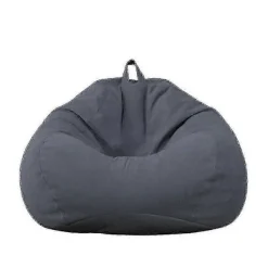 Sittsäckar>Ny Extra Stor Sittsäck Fåtöljer Sofföverdrag Inomhus Lazy Lounger För Vuxna Barn Rea! (Exklusive fyllning) Mörkgrå Medium 80x90cm Oversize 100x120cm | Fyndiq