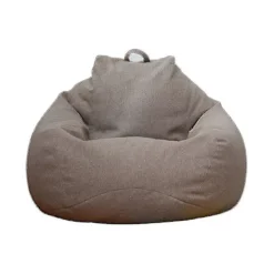 Sittsäckar>Ny Extra Stor Sittsäck Fåtölj Soffa Överdrag Inomhus Lazy Lounger För Vuxna Barn Rea! (Exklusive fyllning) Grå 100 * 120cm 90 * 110cm