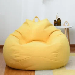 LAIQIANKUA Sittsäckar>Ny extra stor sittsäcksstolar Soffa Cover inomhus Lazy Lounger För Vuxna Barn Sellwell 100 * 120cm