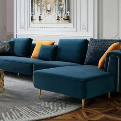 Soffbord>Nya 2023 set med 4 möbelben, raka soffben, bordsskåpsben, metall sängben guld -