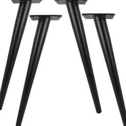 Småbord>4-pack 30 cm bordsben i metall för moderna möbler, byrå, skåp, bord, stol, ottoman, ersättningsben för möbelstöd, 800 kg kapacitet