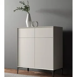 Pallar>4-pack 10 cm svarta metallmöblerben - för skåp, soffa, soffbord, TV-bänk och andra möbelben.