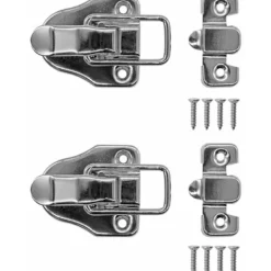 Kistor & Koffertar>2-pack 62 mm x 40 mm silverlås för kistor, lådor, resväskor,