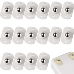 Kontorsmöbler>16-pack - Självhäftande rullkulöverföringslager, kulöverföringsenhet universell rotationskulhjul för bottenförvaringsställ, papperskorg, sängförvaringslåda | Fyndiq