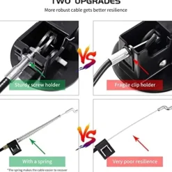 Fåtöljer>2-pack Ersättningsdelar för Fåtöljer, Hållbart Utlösningshandtag för Fåtölj - 120mm